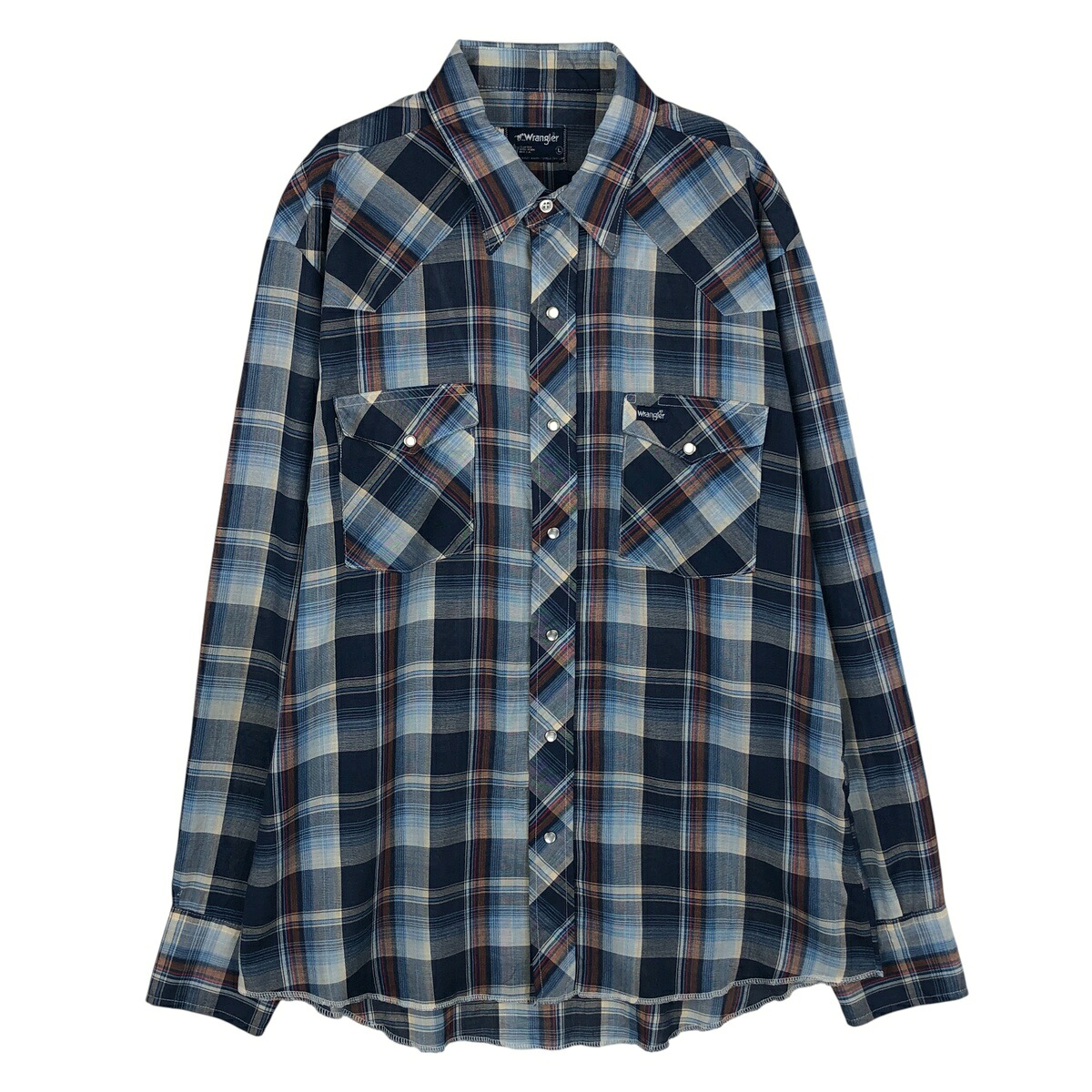 Wrangler/ラングラー 長袖 ウエスタンシャツ