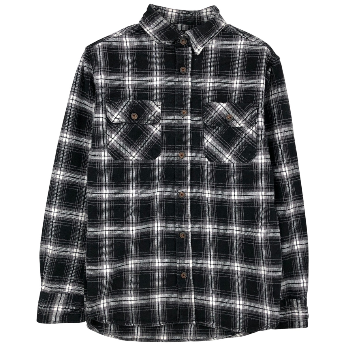 JACHS NEW YORK 長袖 フランネルチェックシャツ