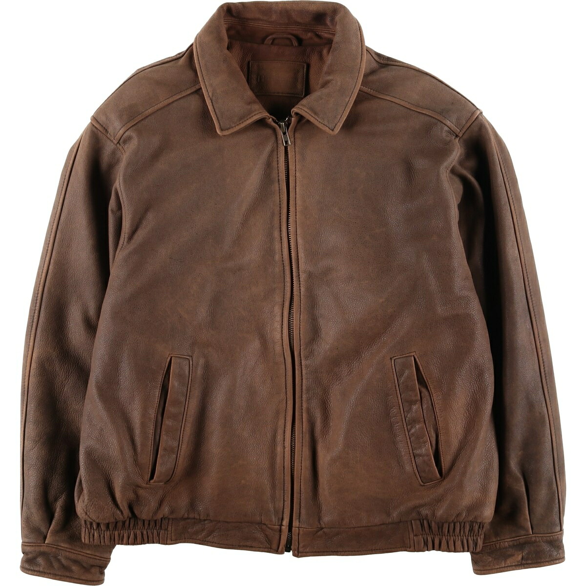CROFT&BARROW/クラフトアンドバロー スイングトップタイプ レザーブルゾン