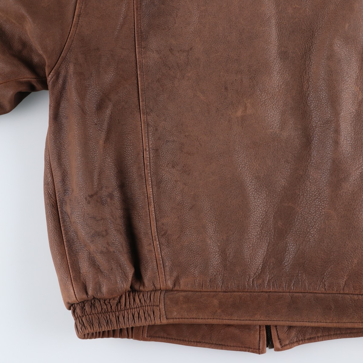 CROFT&BARROW/クラフトアンドバロー スイングトップタイプ レザーブルゾン