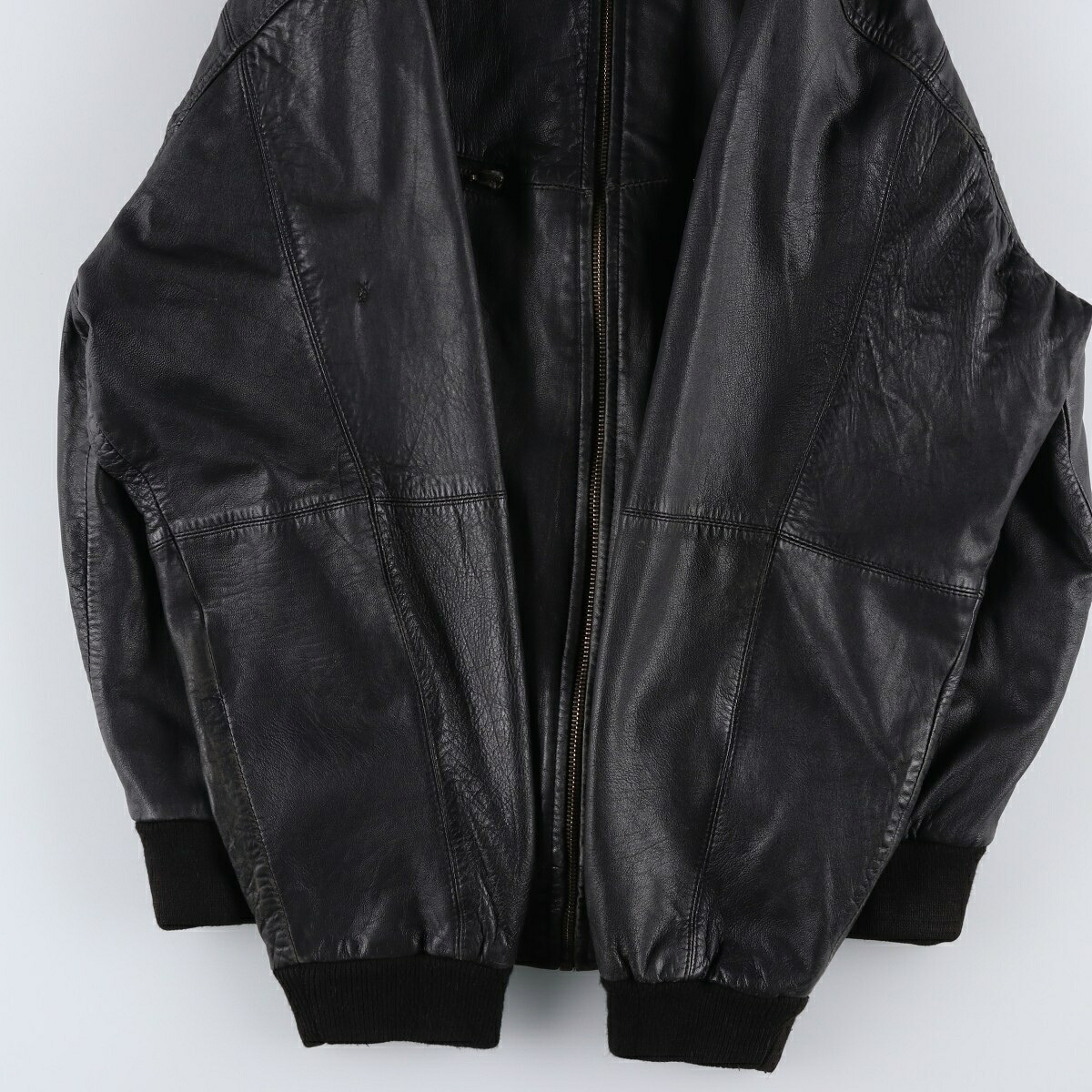 CITY COLLECTION SMOOTH レザーブルゾン