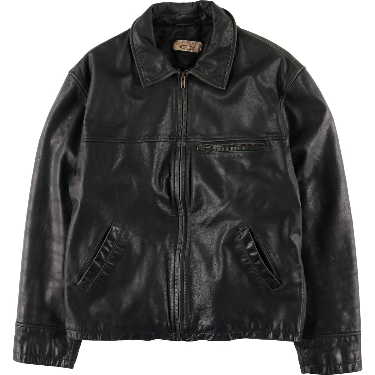 TEX CASUAL スイングトップタイプ レザーブルゾン