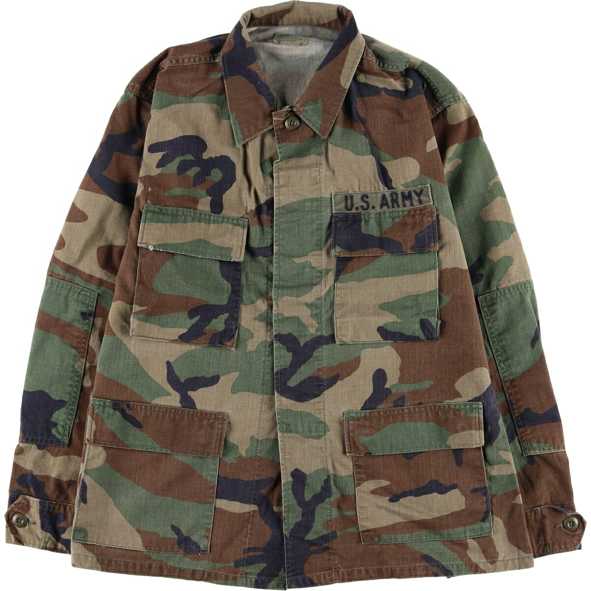 COAT WOODLAND CAMOUFLAGE PATTERN COMBAT B.D.U ミリタリージャケット