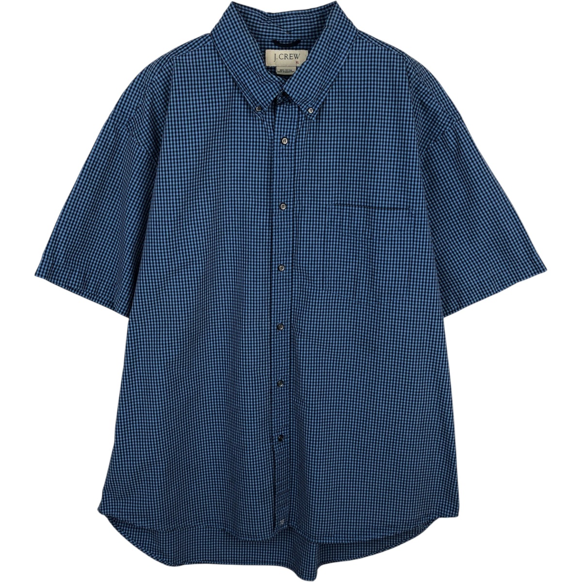 J.Crew/ジェイクルー 半袖 ボタンダウン チェックシャツ