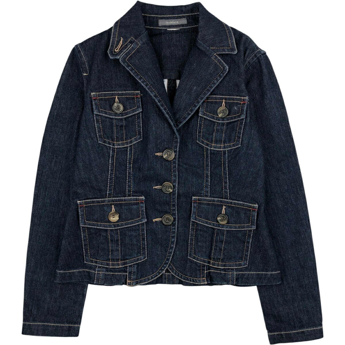 Liz Claiborne デニムテーラードジャケット