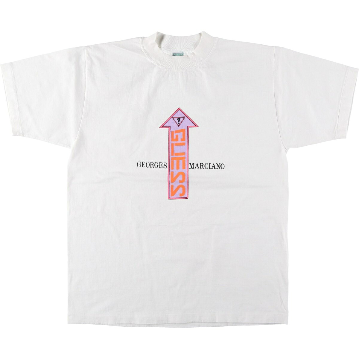 Guess/ゲス BY GEORGES MARCIANO 半袖 プリントTシャツ