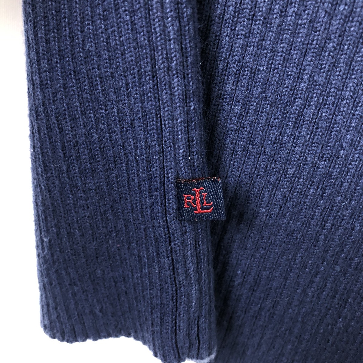 Ralph Lauren/ラルフローレン LAUREN ローレン Vネック コットンニットセーター