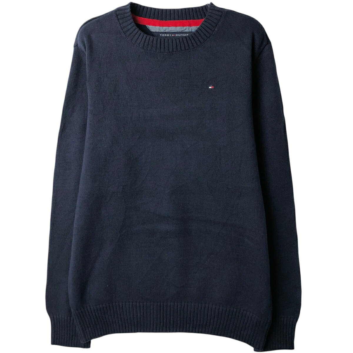 TOMMY HILFIGER/トミーヒルフィガー コットンニットセーター