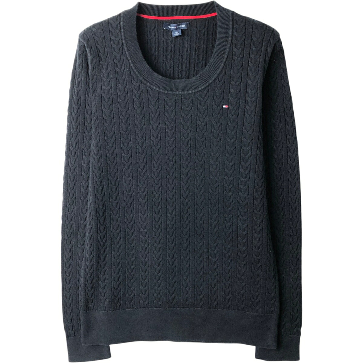 TOMMY HILFIGER/トミーヒルフィガー コットンニットセーター