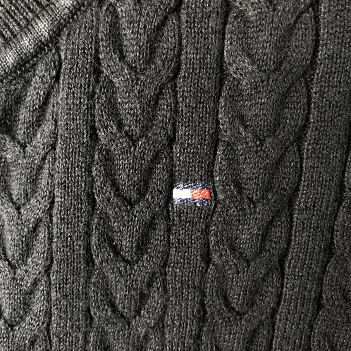 TOMMY HILFIGER/トミーヒルフィガー コットンニットセーター