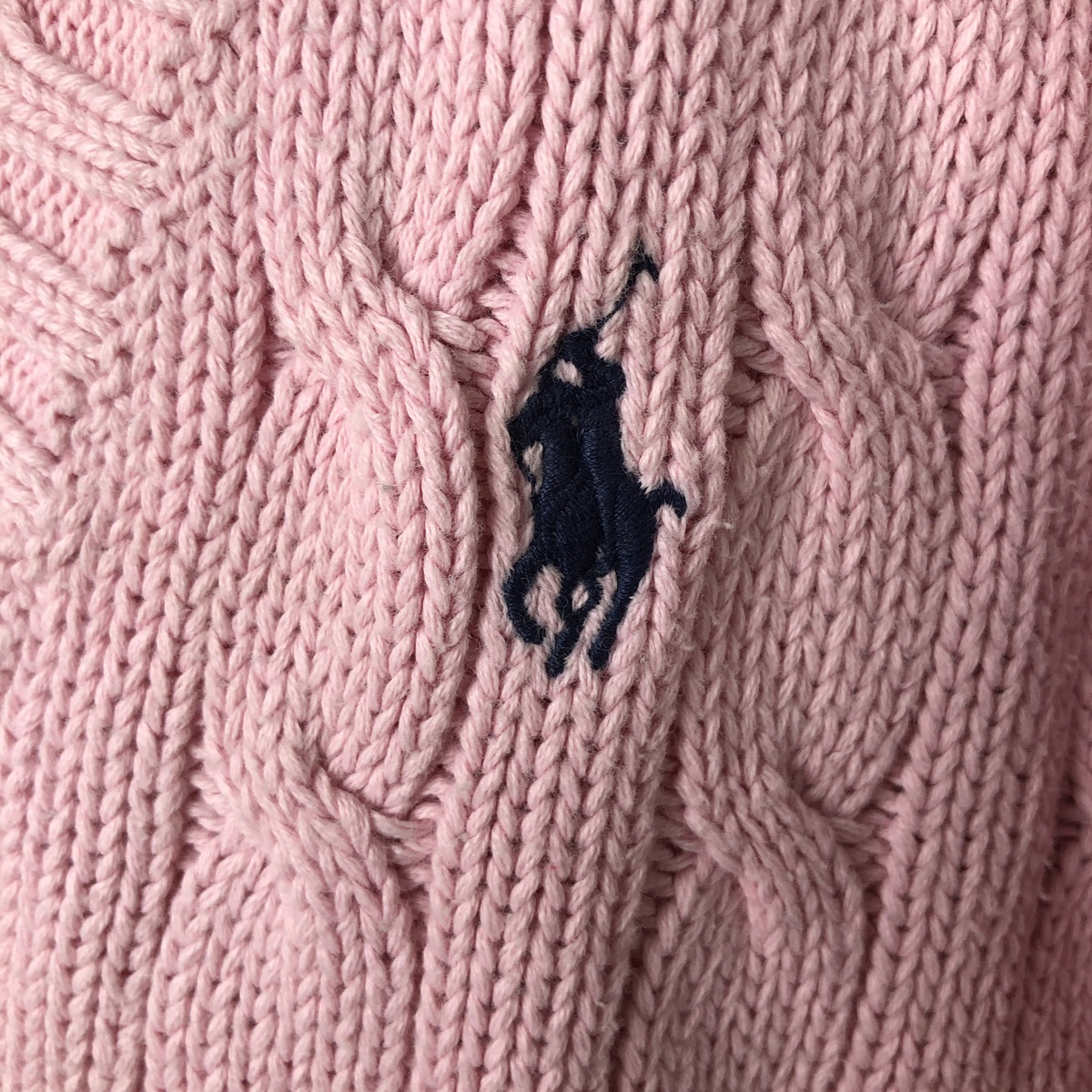 Ralph Lauren/ラルフローレン RALPH LAUREN SPORT Vネック コットンニットセーター