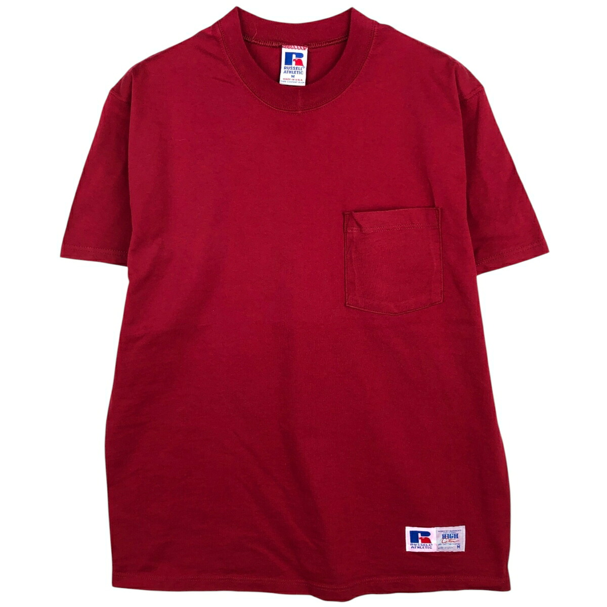 Russell/ラッセル 無地ポケットTシャツ