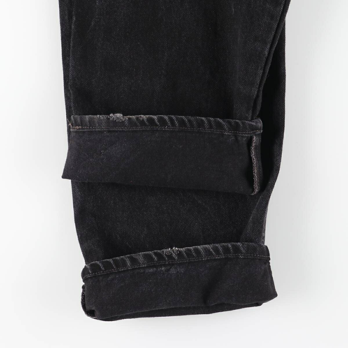 Levi's/リーバイス 550 RELAXED FIT SLIM ブラックデニム テーパードデニムパンツ