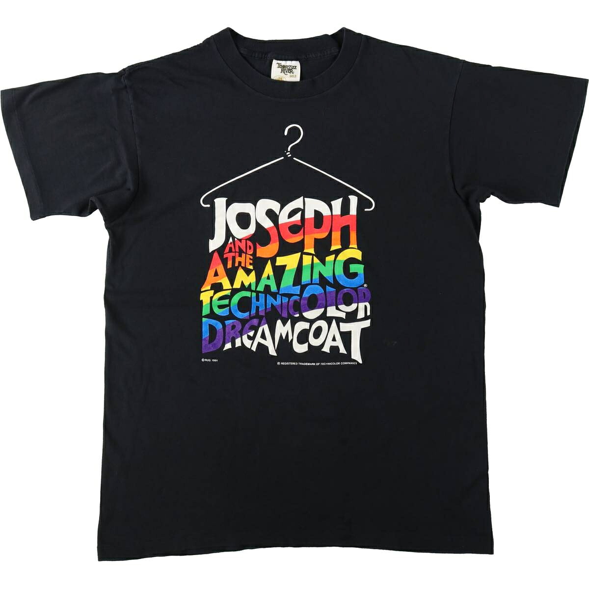 TENNESSEE RIVER/テネシーリバー Joseph and the Amazing Technicolor Dreamcoat ヨセフアンドザアメージングテクニカラードリームコート プリントTシャツ