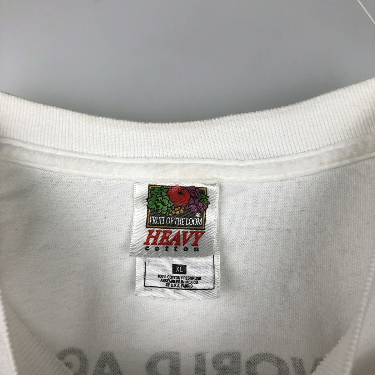 FRUIT OF THE LOOM/フルーツオブザルーム HEAVY cotton メッセージプリントTシャツ