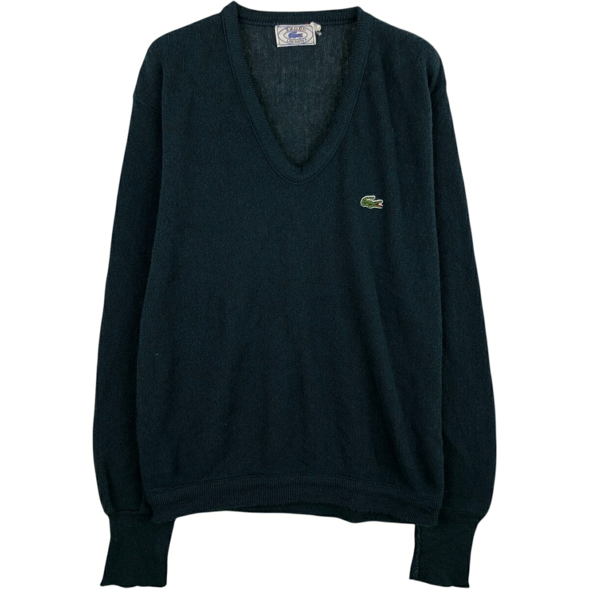 LACOSTE/ラコステ IZOD Vネック コットンニットセーター