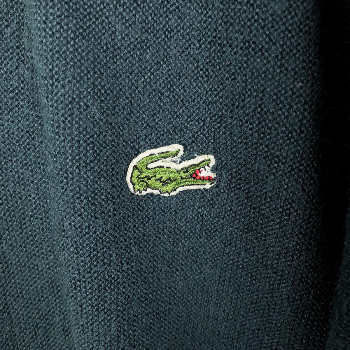 LACOSTE/ラコステ IZOD Vネック コットンニットセーター