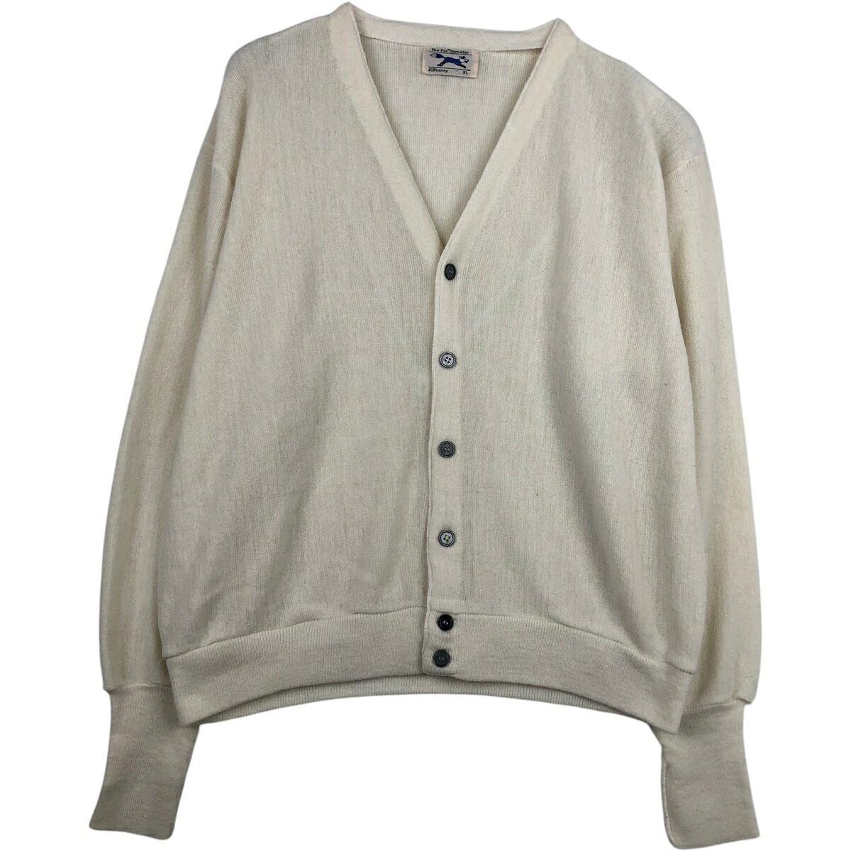 J.C.Penney/ジェイシーペニー The Fox Sweater アクリルニットカーディガン