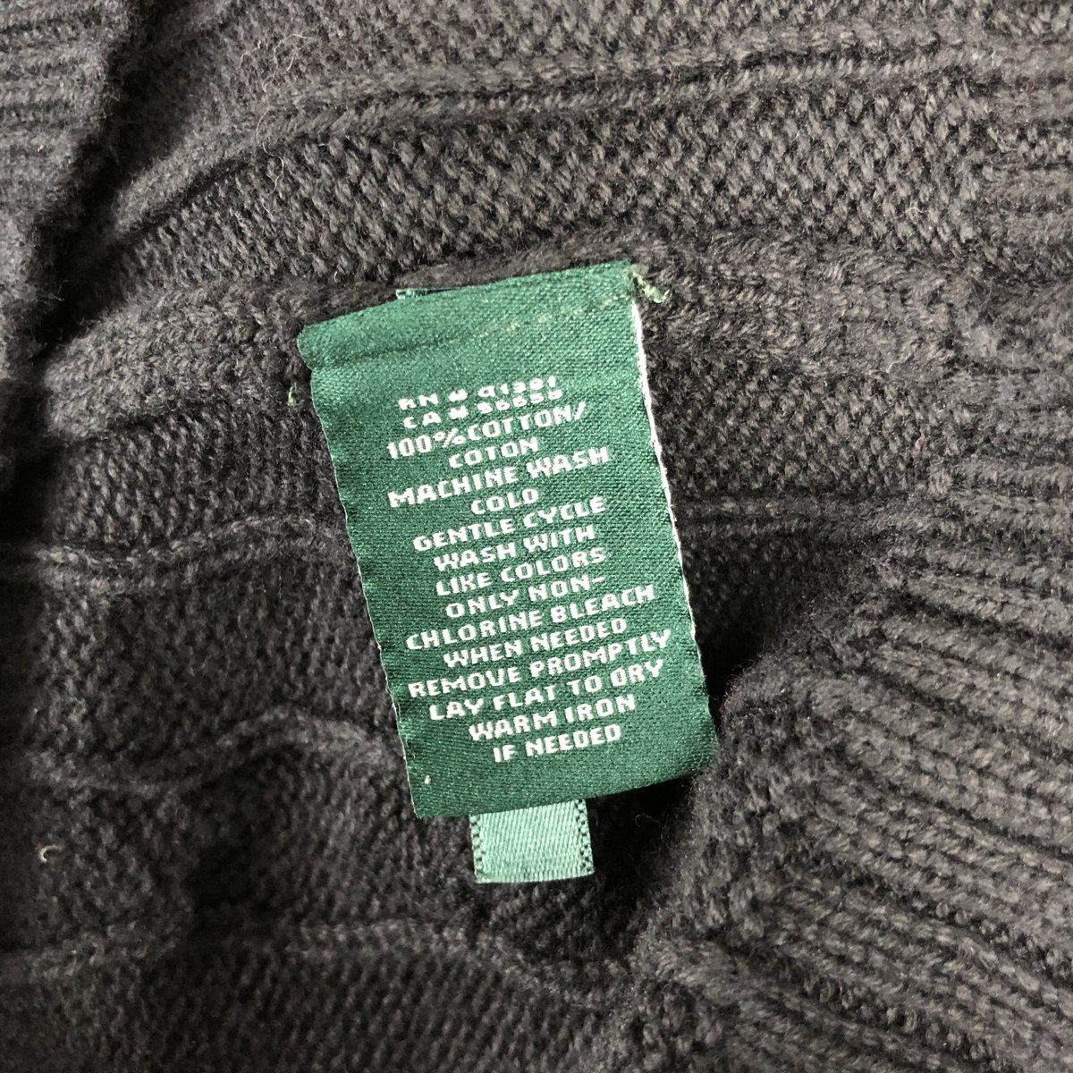 Ralph Lauren/ラルフローレン LAUREN ローレン コットンニットセーター