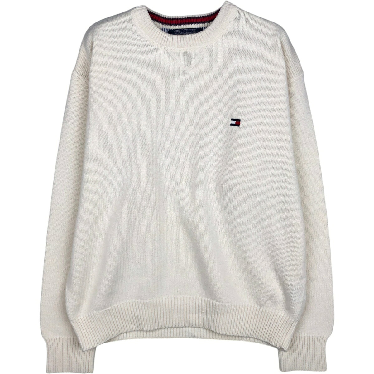 TOMMY HILFIGER/トミーヒルフィガー コットンニットセーター