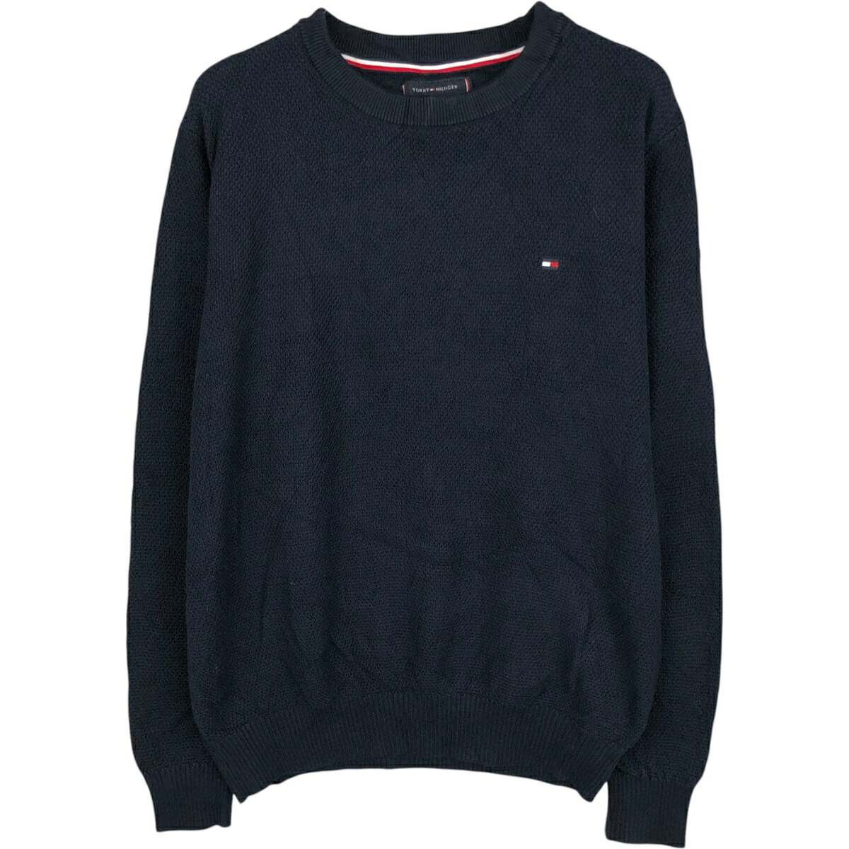 TOMMY HILFIGER/トミーヒルフィガー コットンニットセーター