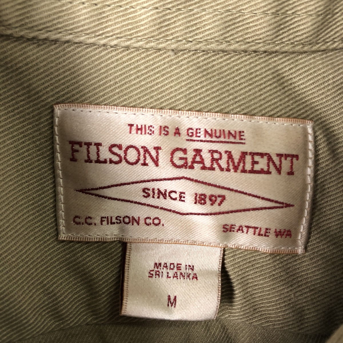 FILSON/フィルソン 長袖 ワークシャツ