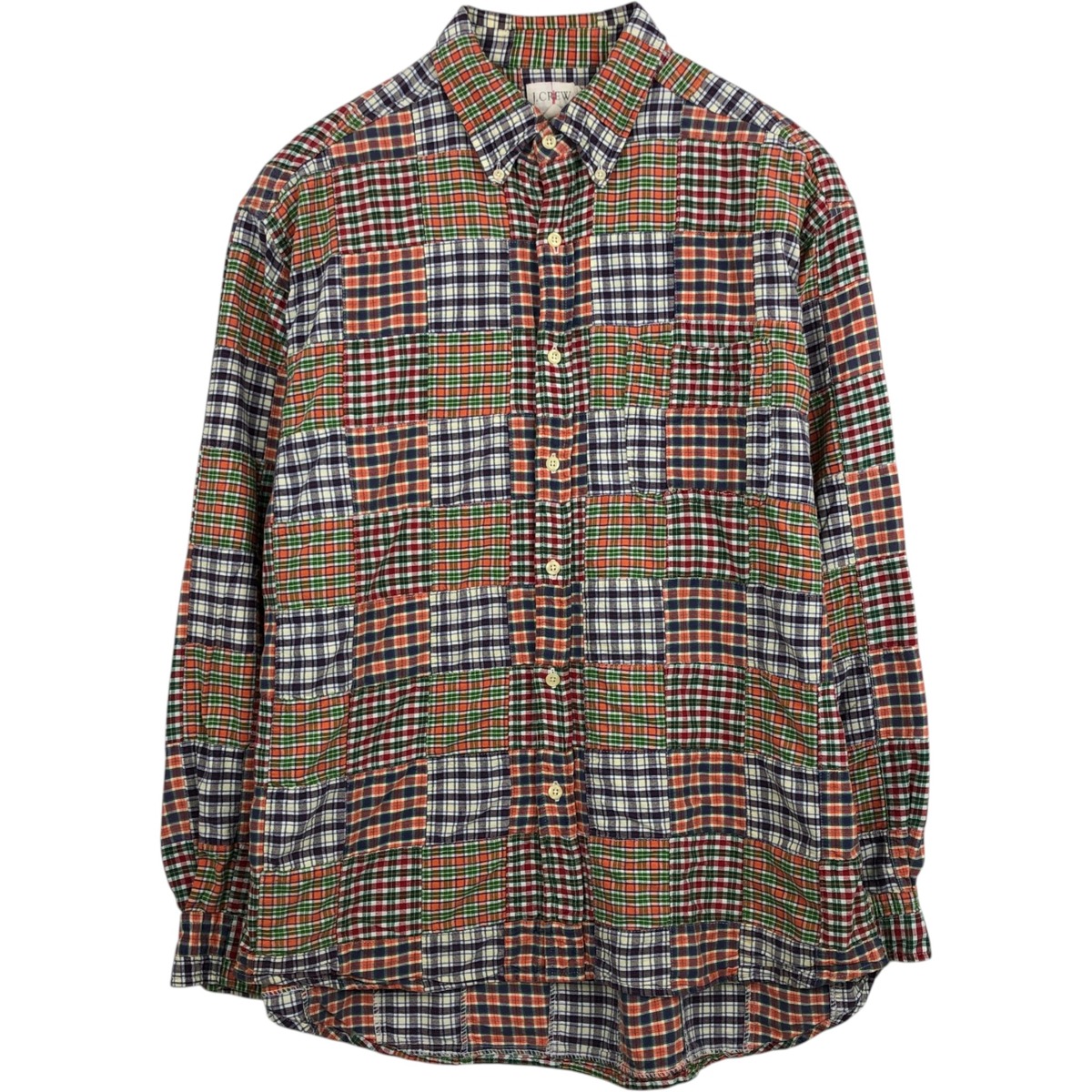 J.Crew/ジェイクルー 長袖 ボタンダウンチェックシャツ