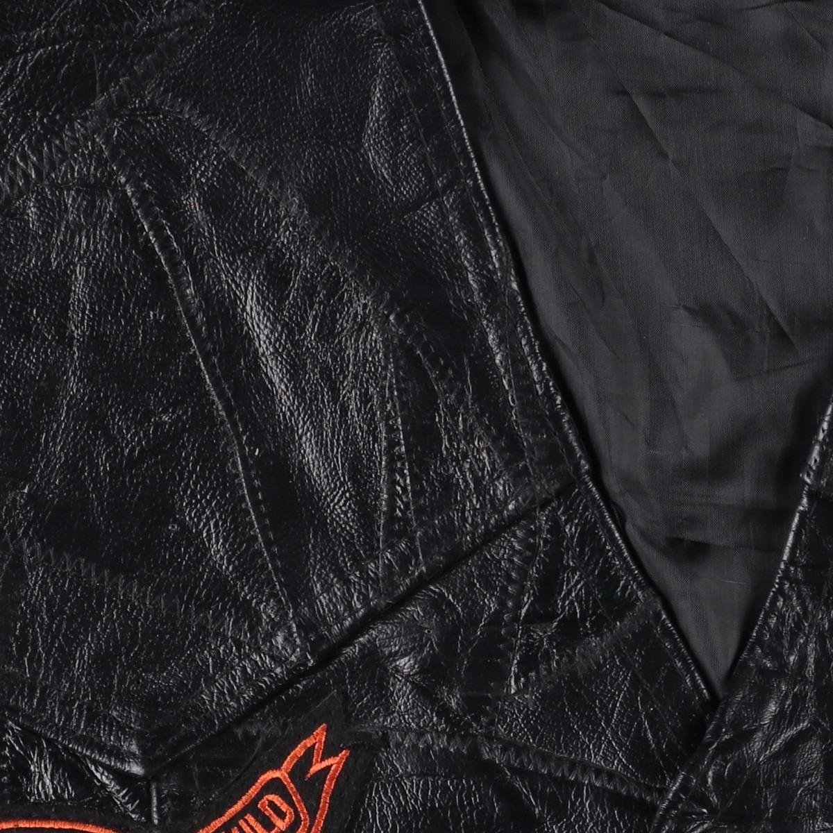 DIAMOND PLATE BUFFALO LEATHER レザーベスト