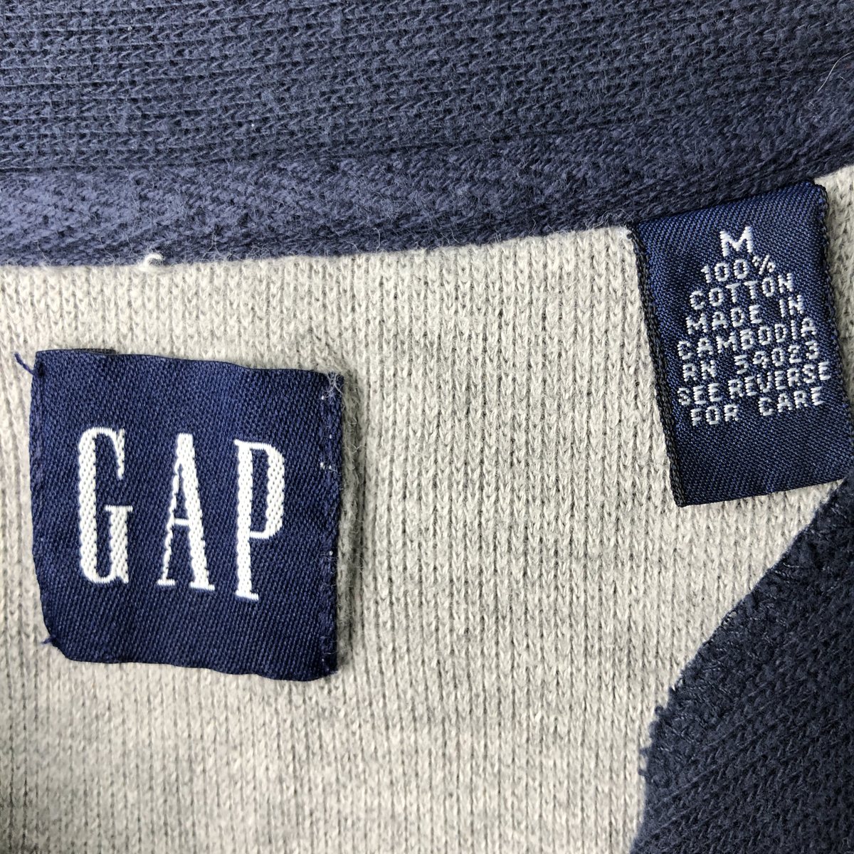 GAP/ギャップ オールドギャップ ハーフジップスウェットシャツ トレーナー