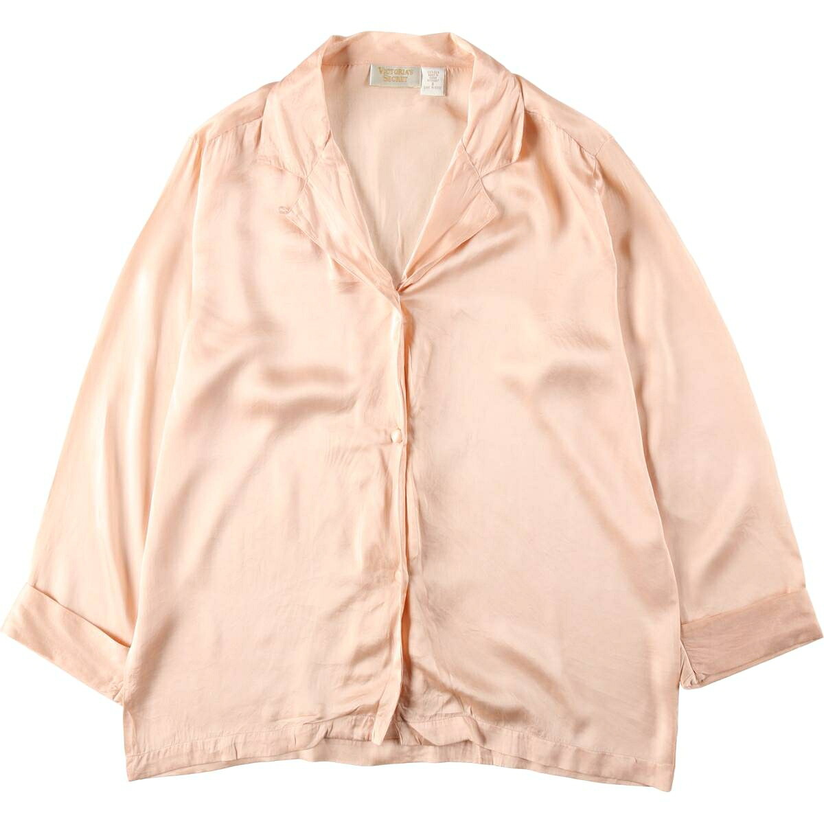 VICTORIA'S SECRET 長袖 シルクシャツ