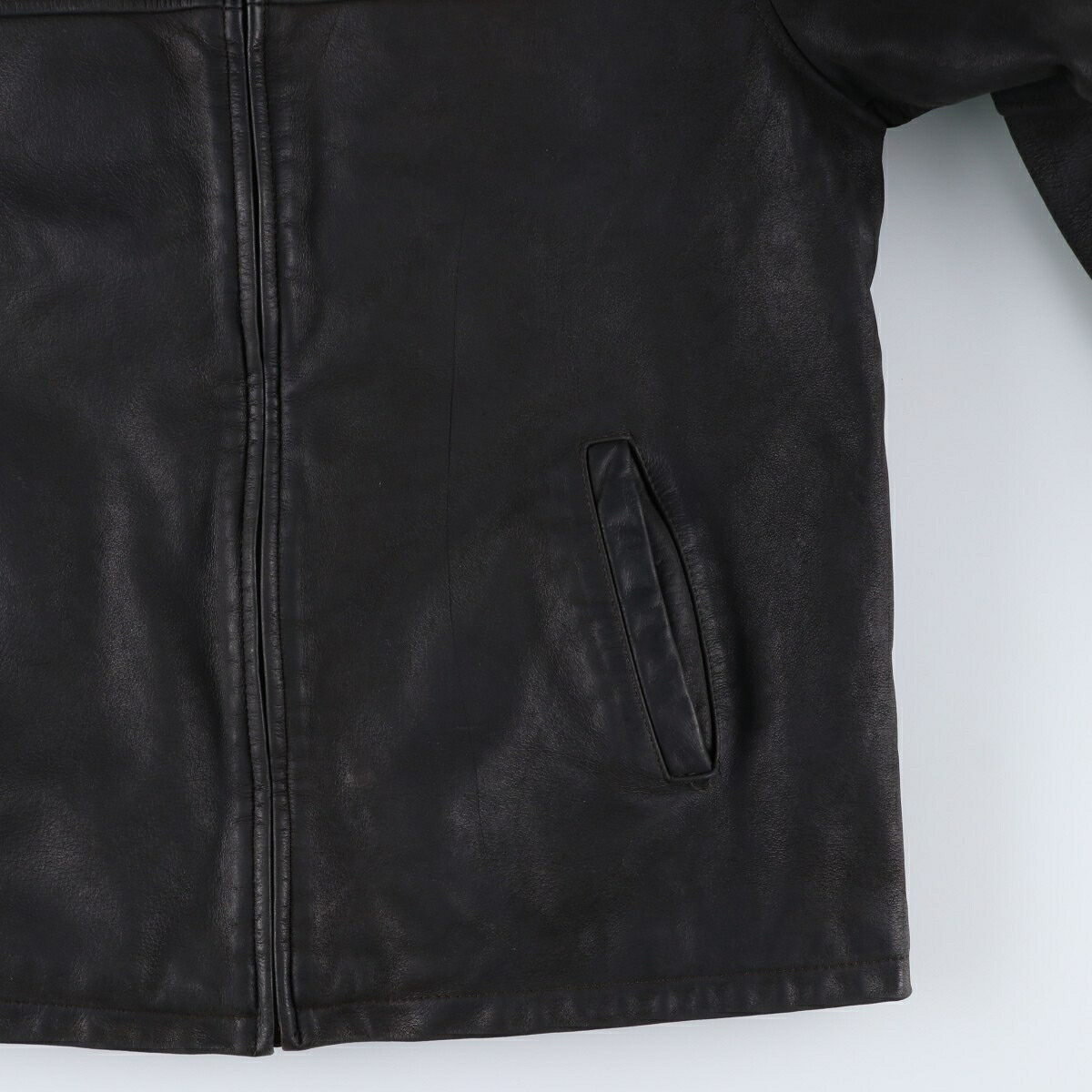celio スイングトップタイプ レザーブルゾン
