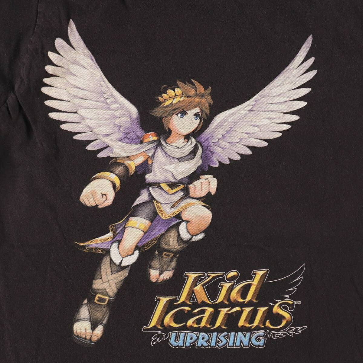 Quaul Hollow NINTEND 3DS 光神話 パルテナの鏡 PIT ピット キャラクタープリントTシャツ