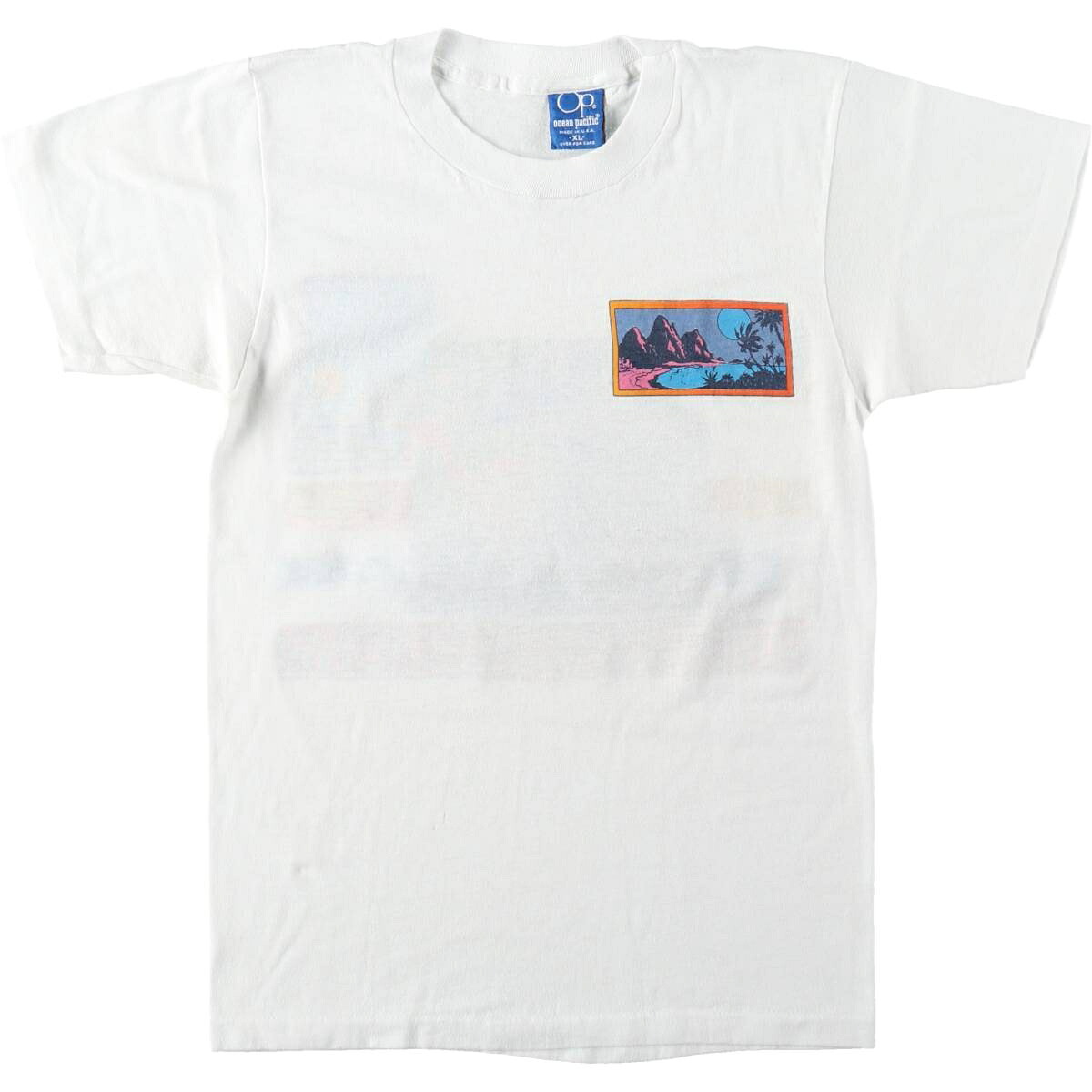 Ocean pacific/オーシャンパシフィック 青タグ サーフ スケートTシャツ