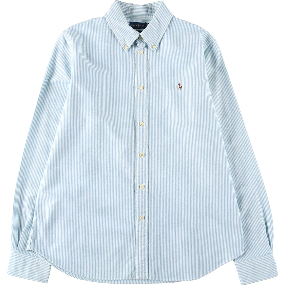 Ralph Lauren/ラルフローレン CUSTOM FIT 長袖 ボタンダウンストライプシャツ