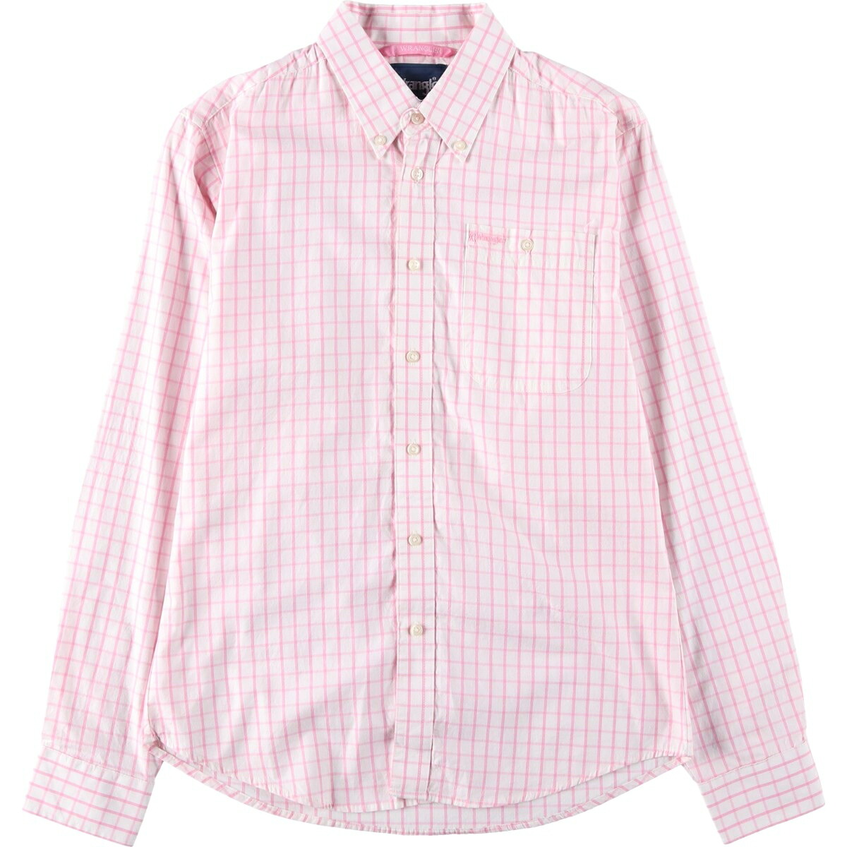 Wrangler/ラングラー 長袖 ボタンダウンチェックシャツ