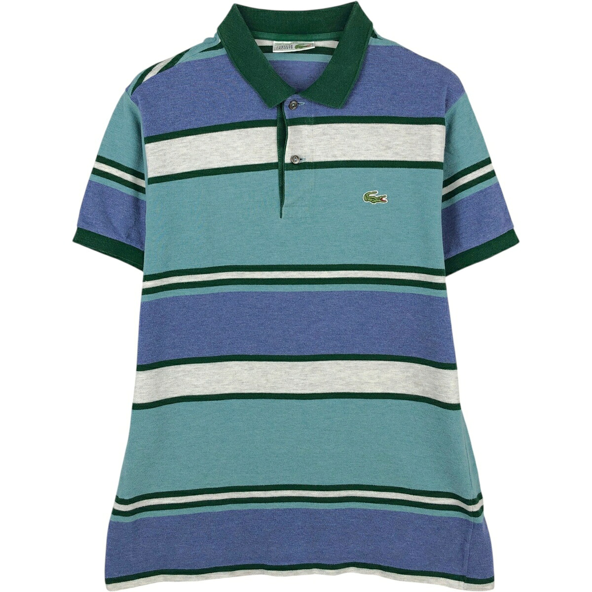 LACOSTE/ラコステ CHEMISE フレンチラコステ 半袖 ボーダー ポロシャツ
