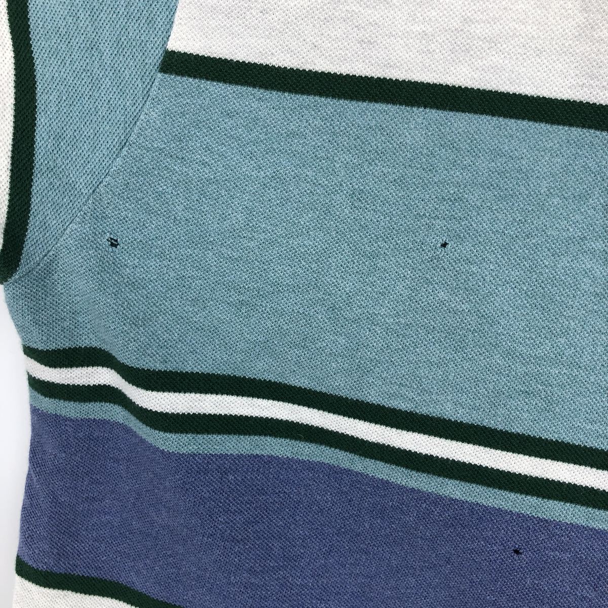 LACOSTE/ラコステ CHEMISE フレンチラコステ 半袖 ボーダー ポロシャツ