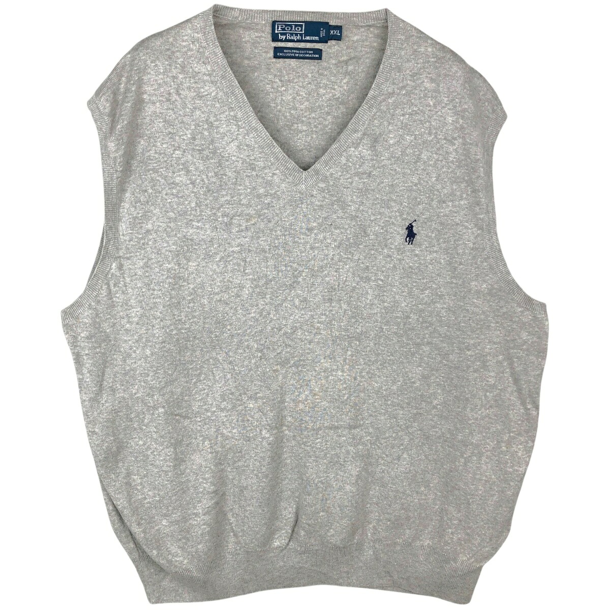 Ralph Lauren/ラルフローレン POLO by Ralph Lauren Vネック ピマコットンニットベスト
