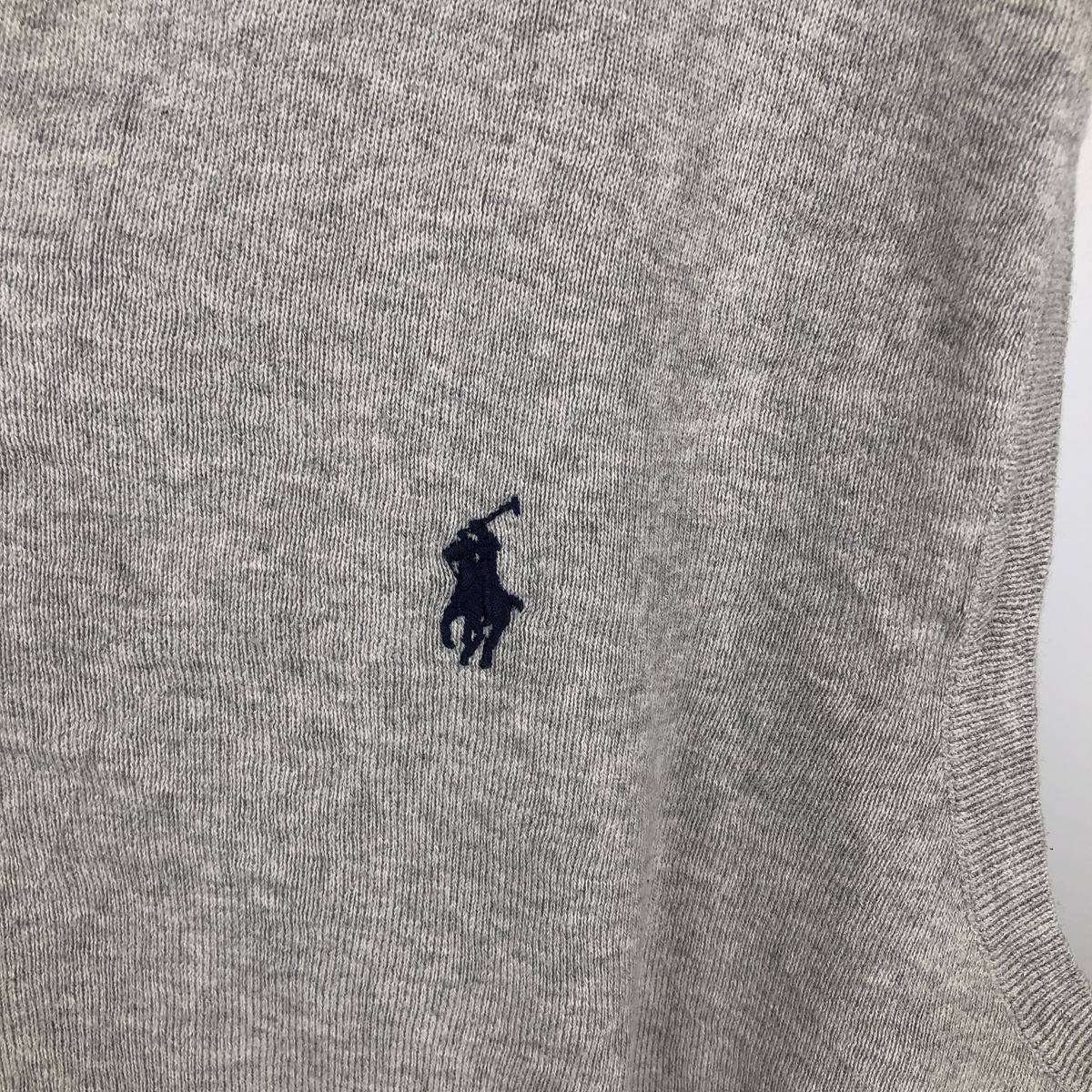 Ralph Lauren/ラルフローレン POLO by Ralph Lauren Vネック ピマコットンニットベスト