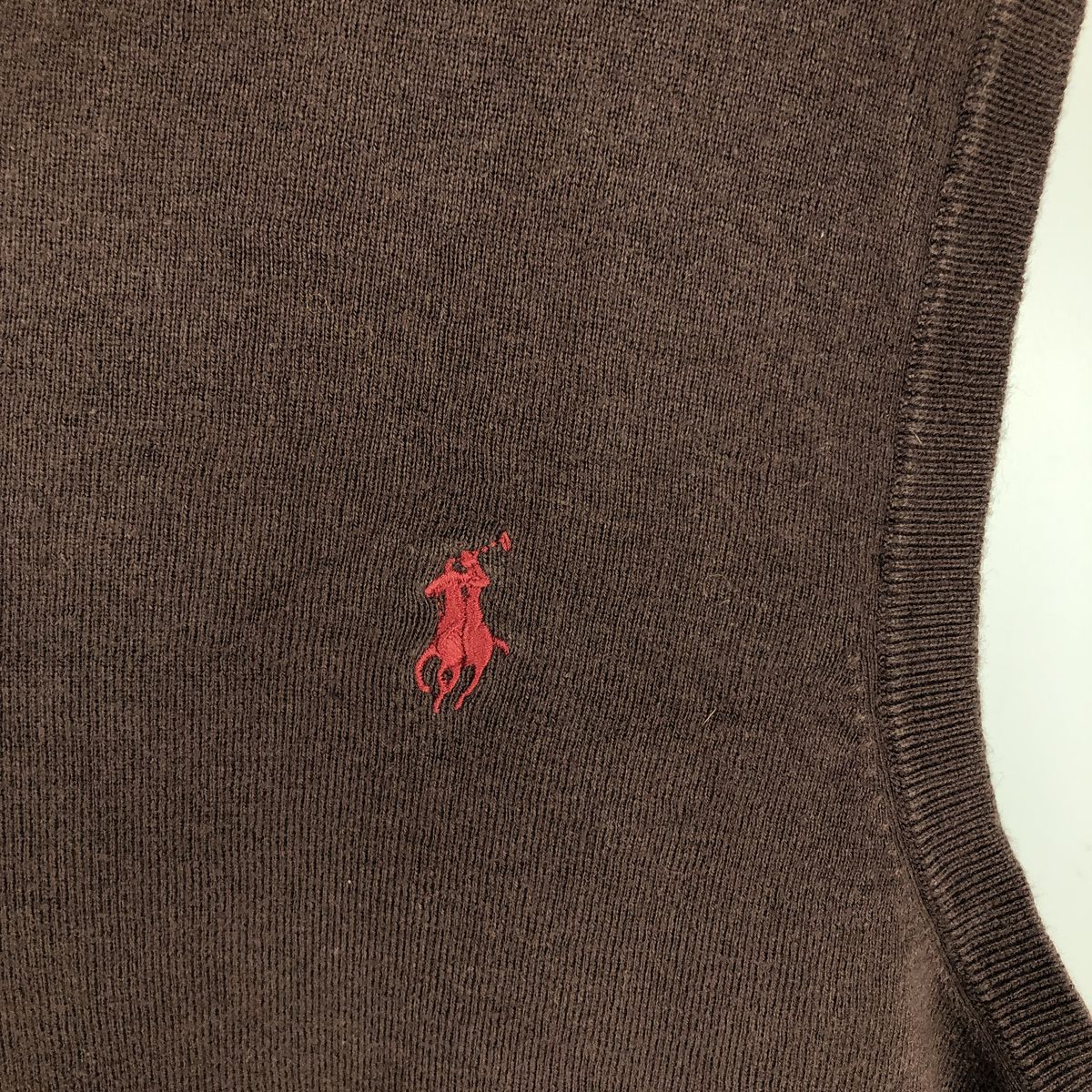 Ralph Lauren/ラルフローレン POLO by Ralph Lauren Vネック ピマコットンニットベスト