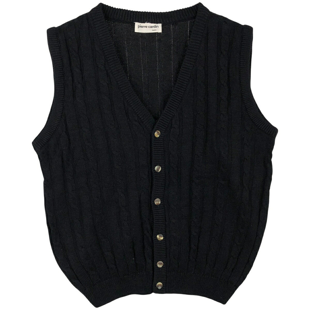 Pierre Cardin/ピエールカルダン 前開き ニットベスト