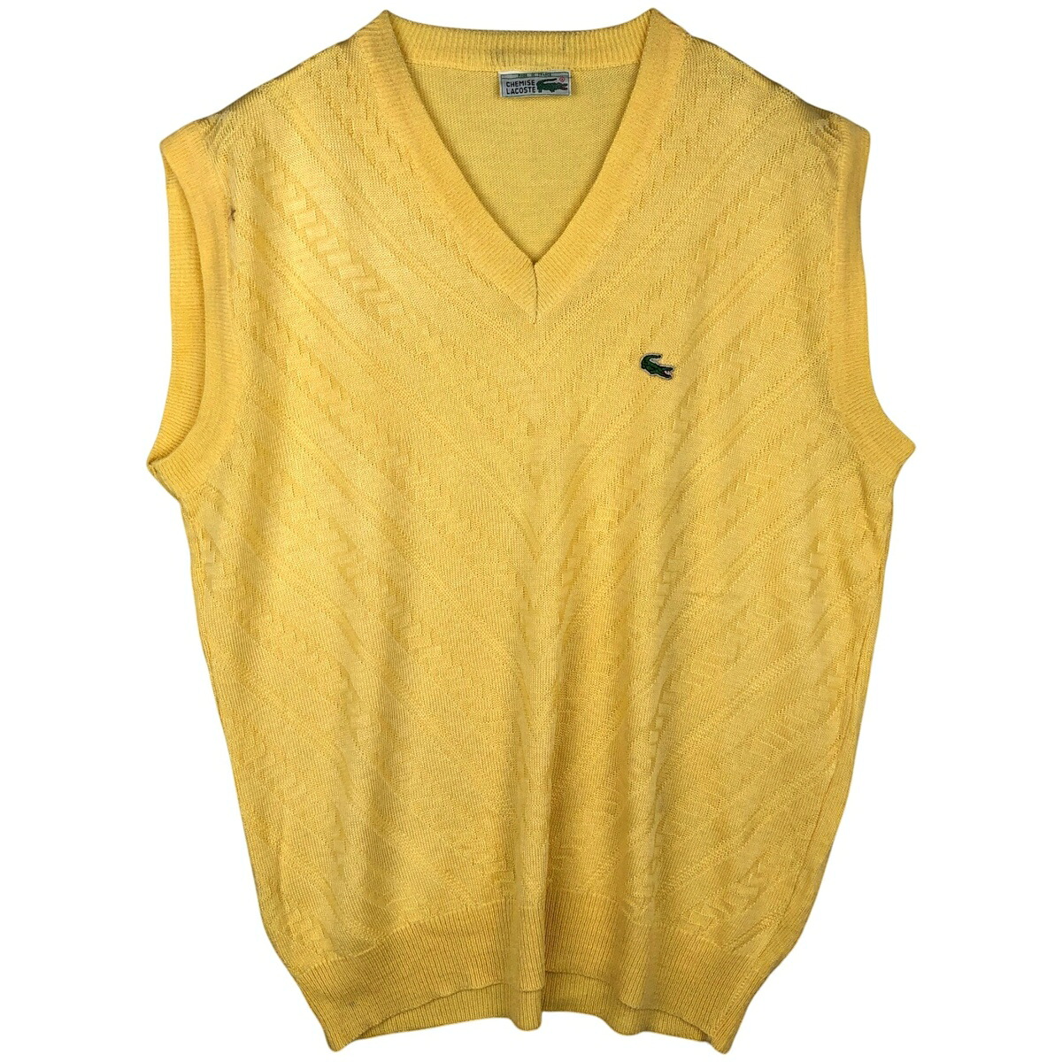 LACOSTE/ラコステ CHEMISE フレンチラコステ Vネック コットンニットベスト