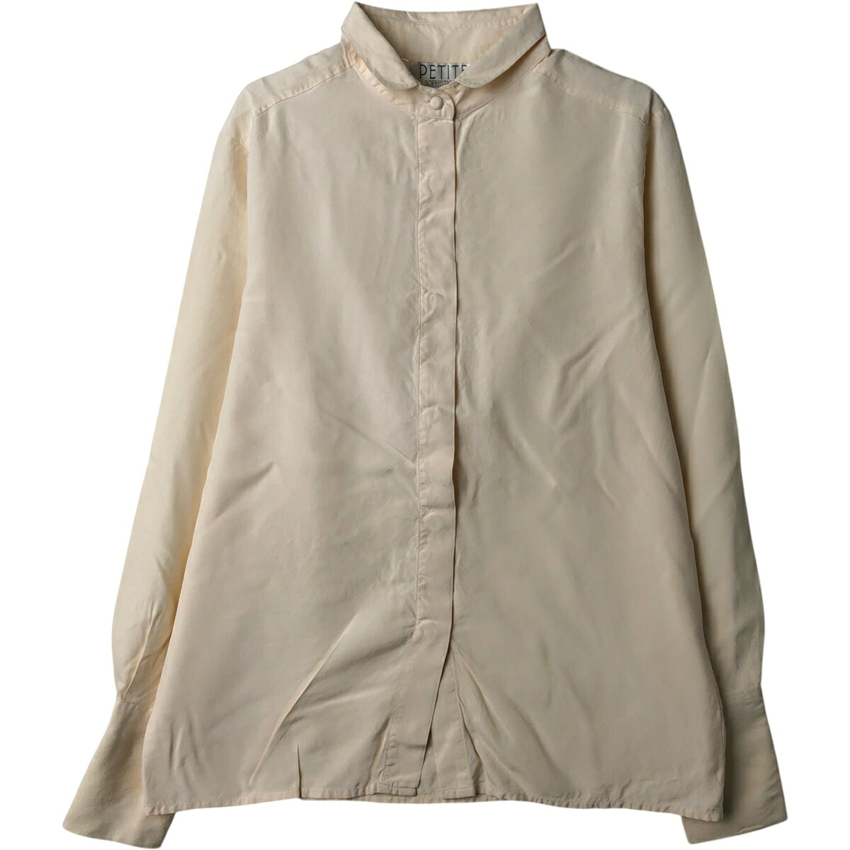 PETITE SOPHISTICATE 長袖 シルクシャツ