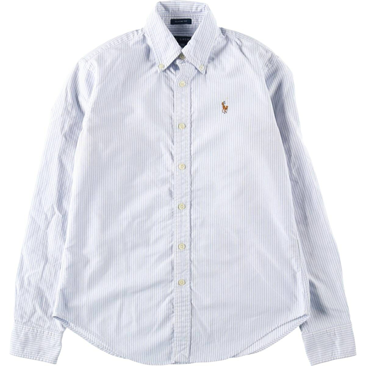 Ralph Lauren/ラルフローレン CLASSIC FIT クラシックフィット 長袖 ボタンダウンストライプシャツ