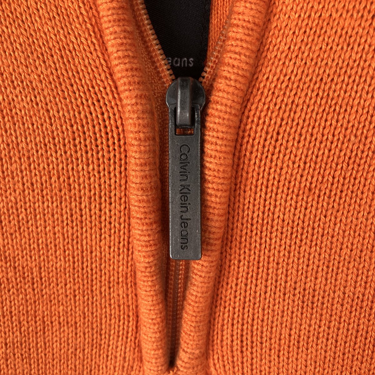 Calvin klein/カルバンクライン コットンニットハーフジップセーター