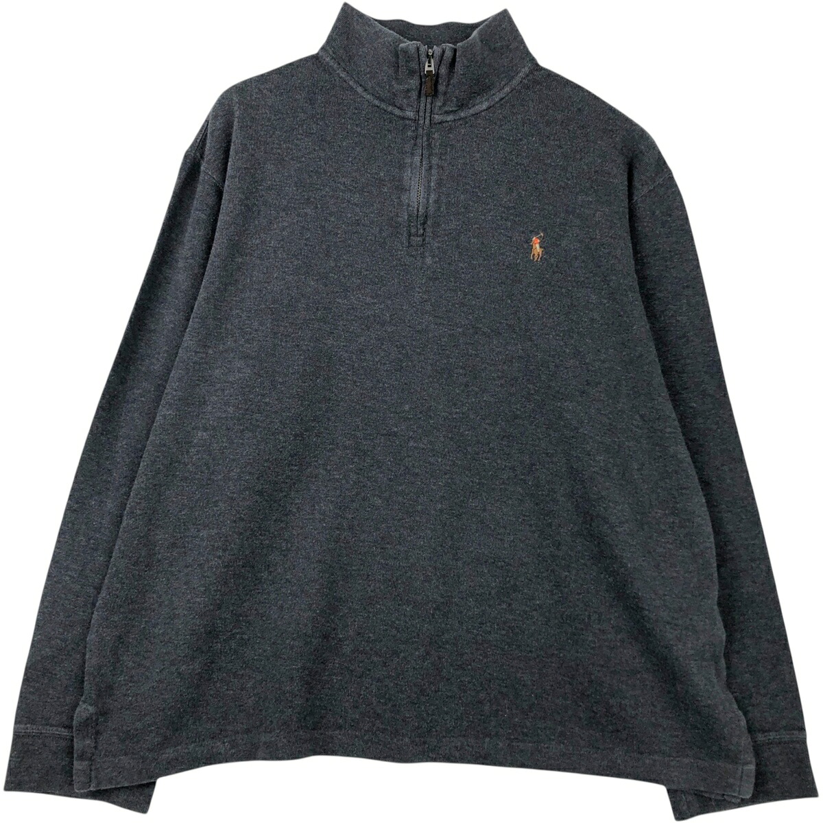 Ralph Lauren/ラルフローレン POLO RALPH LAUREN ESTATE RIB コットンニットハーフジップセーター