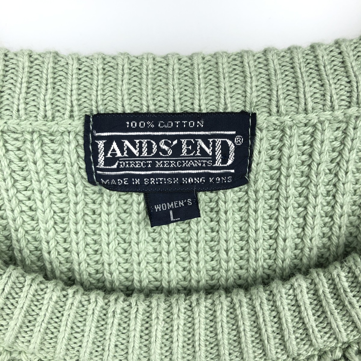 LANDS' END/ランズエンド コットンニットセーター