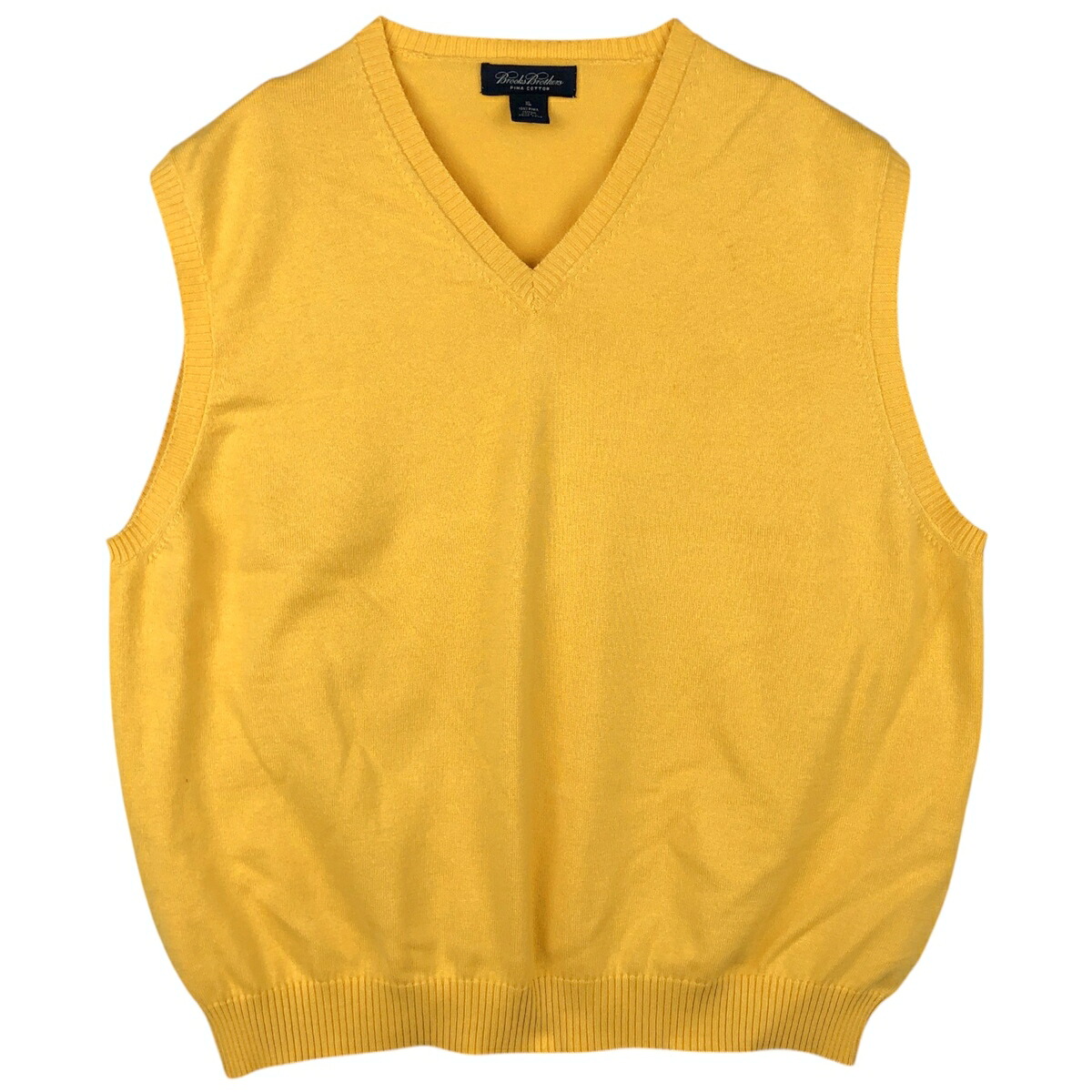 Brooks Brothers/ブルックスブラザーズ Vネック ピマコットンニットベスト