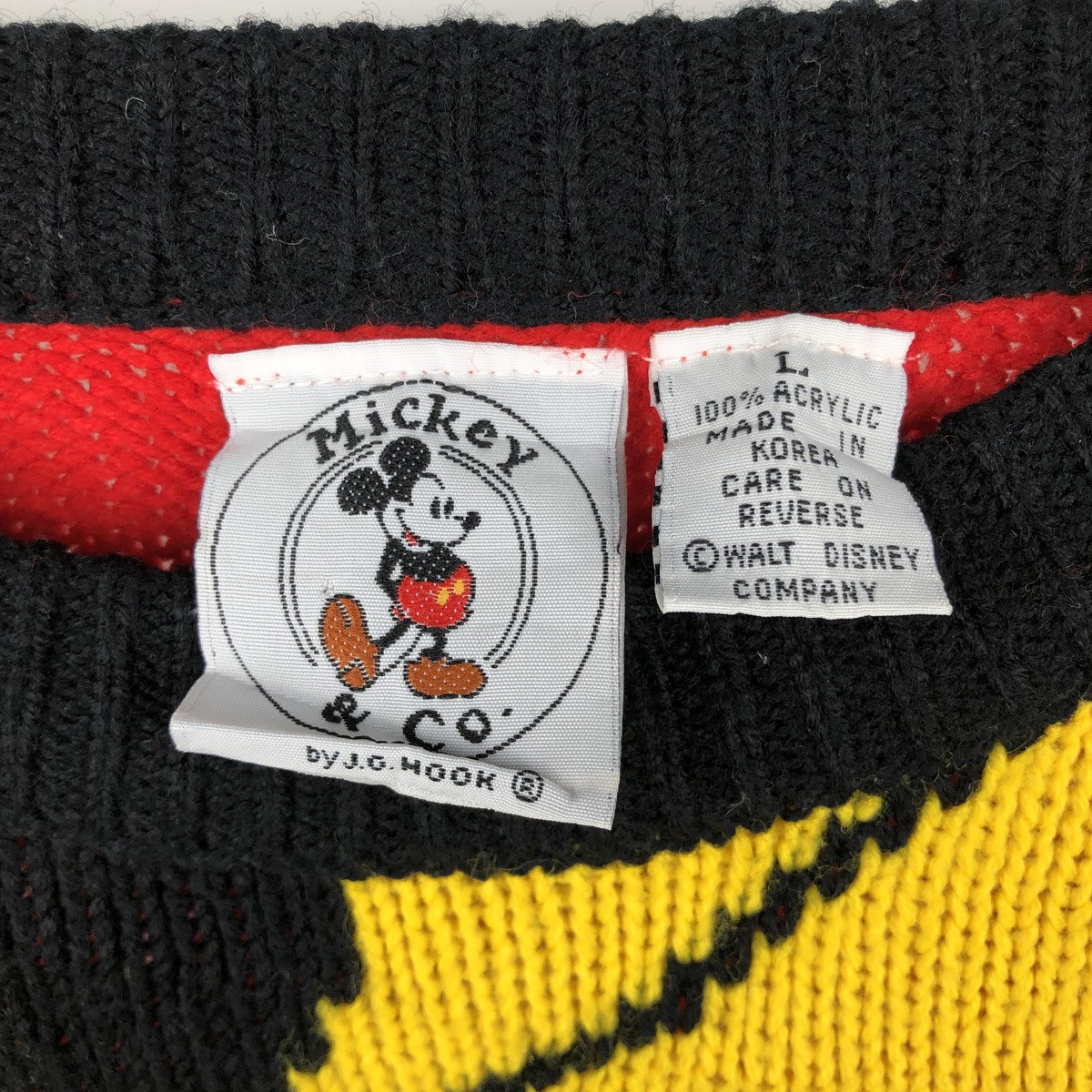 Mickey&Co. MINNIE MOUSE ミニーマウス アクリルニットセーター