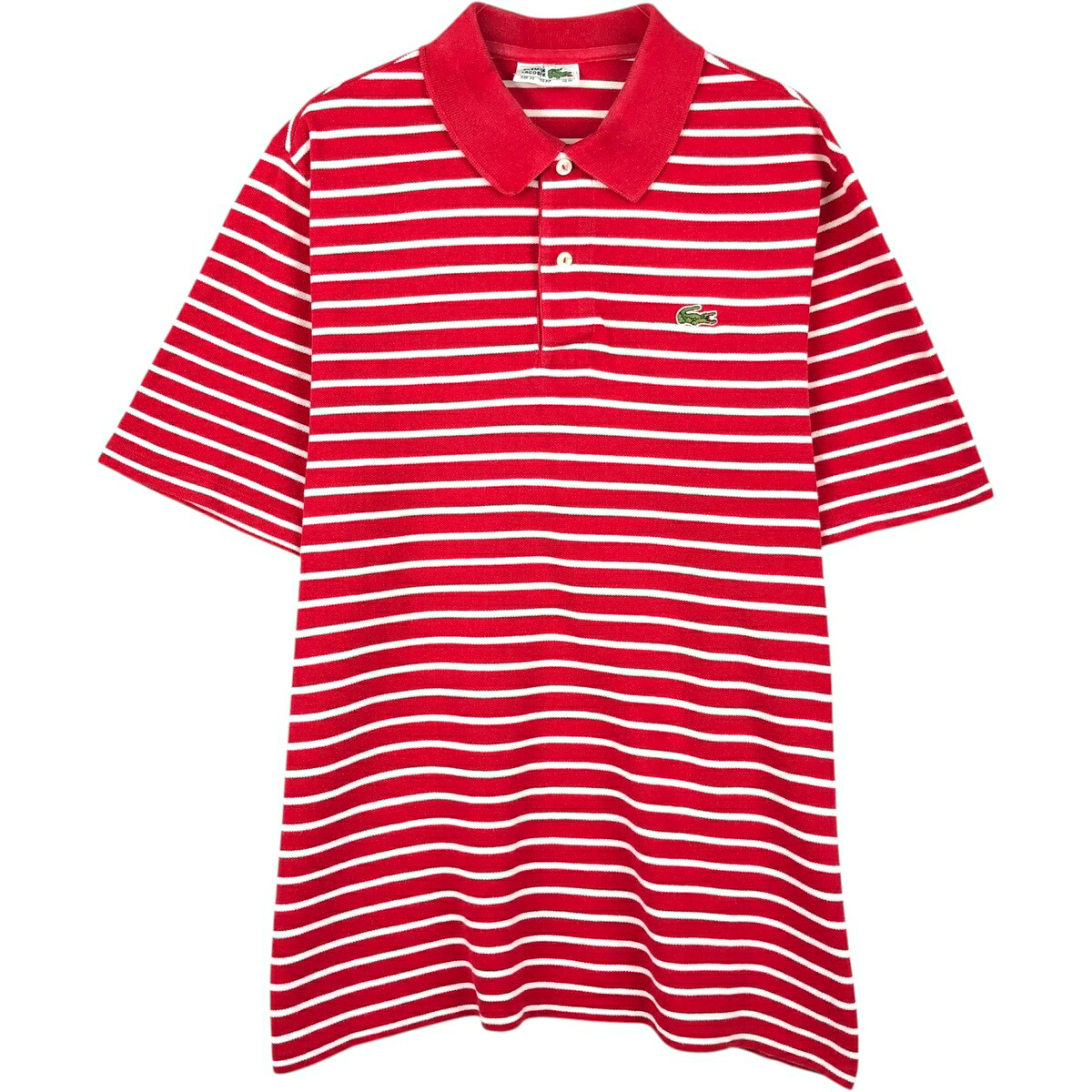 LACOSTE/ラコステ CHEMISE フレンチラコステ 半袖 ボーダー ポロシャツ